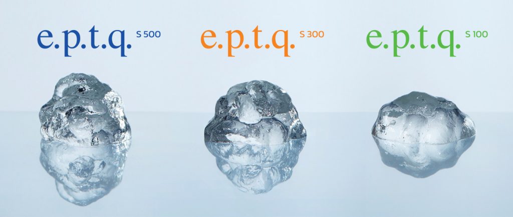 ภาพเปรียบเทียบเนื้อฟิลเลอร์ e.p.t.q. (epitique filler) แต่ละรุ่น