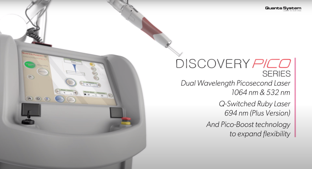 เครื่อง Pico Discovery สามารถปล่อยคลื่นได้ถึง 2 wavelength คือ 532 นาโนเมตร และ 1064 นาโนเมตร