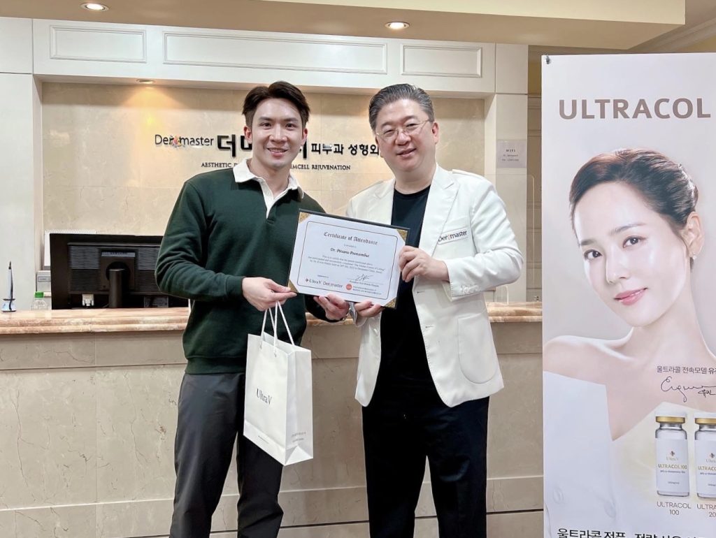 คุณหมอนุ แพทย์ประจำ Attitude Clinic ของเราบุกเกาหลี เข้าพบ Dr.Kwon Hanjin คุณหมอผู้คิดค้นการร้อยไหมละลายเสริมความงามคนแรกของโลก