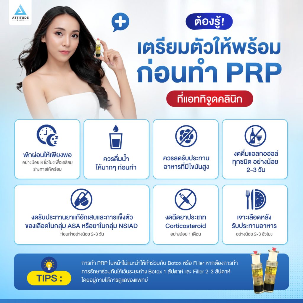 เตรียมตัวก่อนทำ PRP