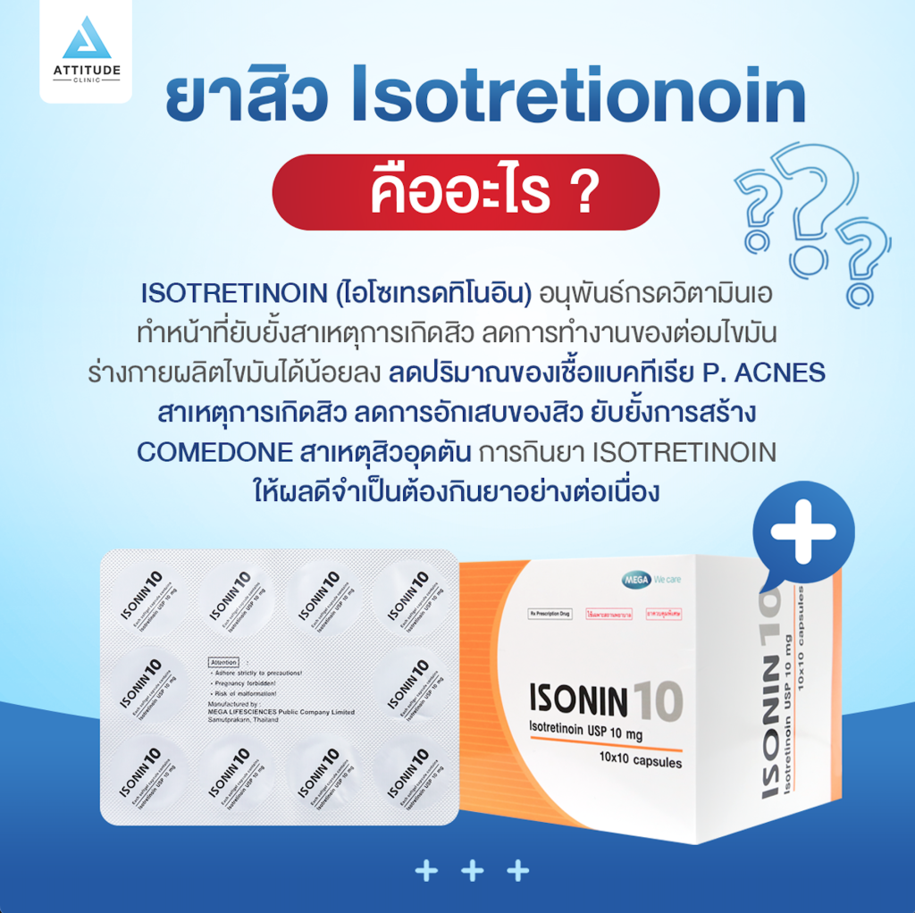 ข้อมูลครบ! อ่านก่อนกินยารักษาสิว Isotretinoin เหมาะกับใคร? ควรกินมั้ย? กินแล้วสิวหายจริงหรอ? หยุดยาแล้วสิวกลับมาจริงหรือไม่? แอททิจูดรวบรวมข้อมูลมาไว้ให้แล้ว!