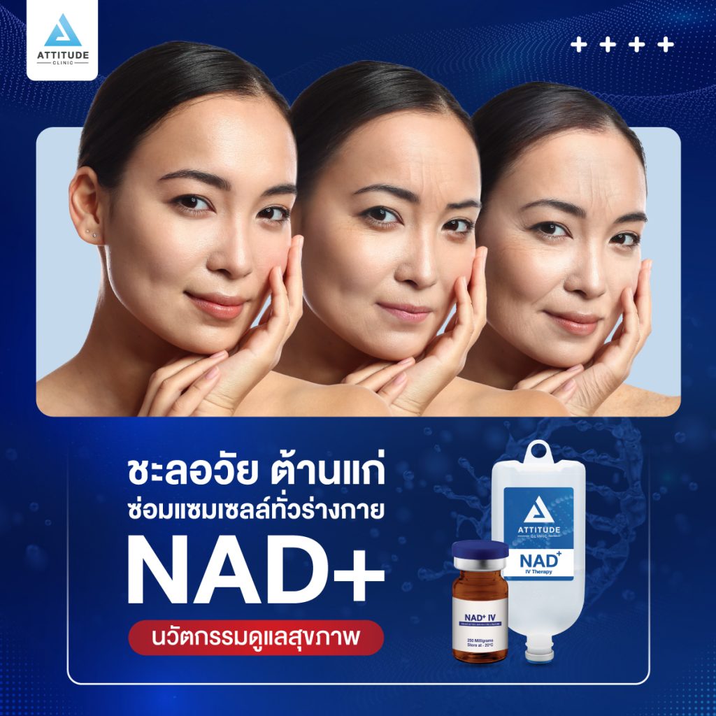 ชะลอวัย ต้านแก่ ซ่อมแซมเซลล์ทั่วร่างกาย 🧬 นวัตกรรมดูแลสุขภาพ NAD+ 💯