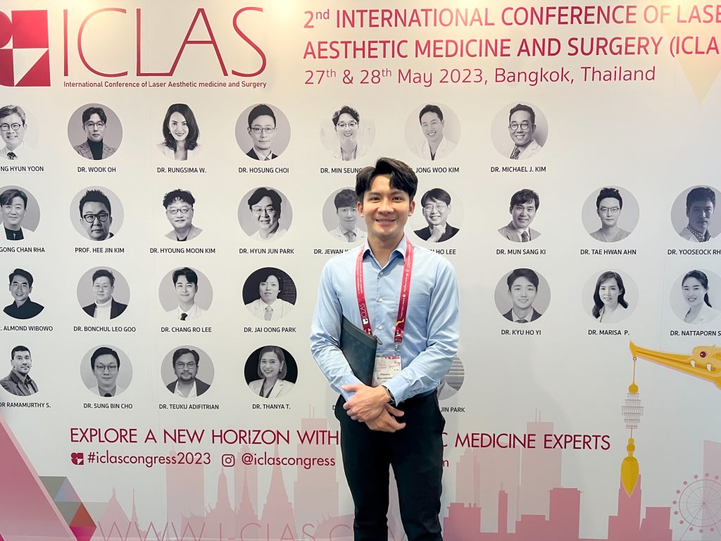 คุณหมอนุ ร่วมงานประชุมวิชาการ ICLAS2023 : 2nd International Conference of Laser, Aesthetic Medicine and Surgery (ICLAS) 