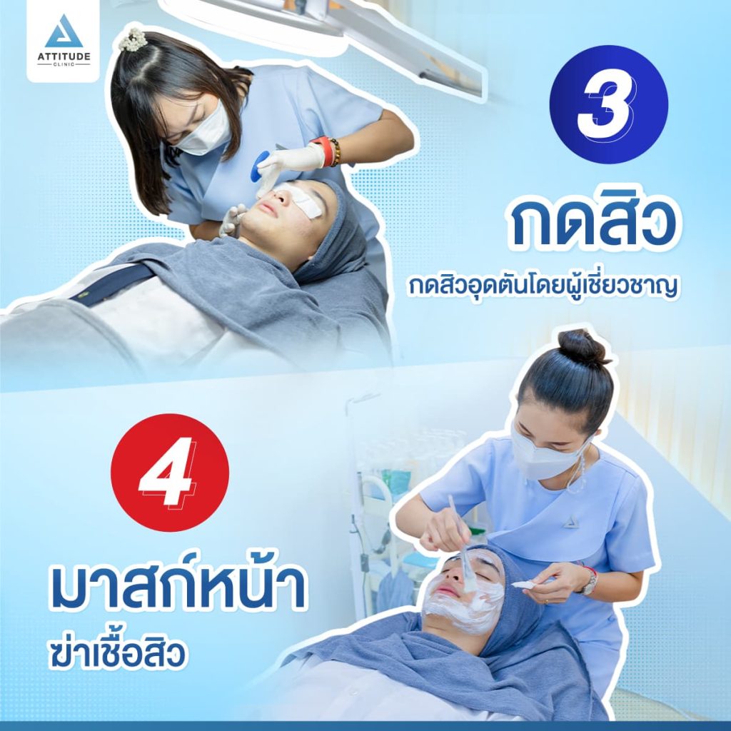 สิวหายจริง จนต้องบอกต่อ ยืนยันกว่าหมื่นเคส Attitude Clinic รักษาสิวครบวงจรจากต้นเหตุสิว ไม่เลี้ยงไข้ ดูแลโดยแพทย์ทุกเคส