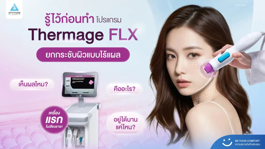 ข้อมูลครบ!! Thermage FLX ที่เชียงราย เทคโนโลยียกกระชับผิวแบบไร้แผล Thermage FLX คืออะไร ?