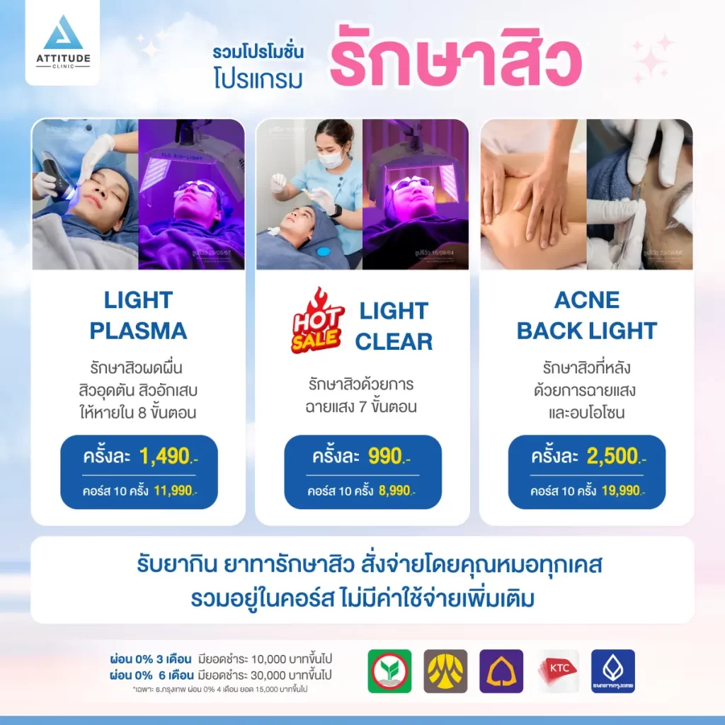 แอททิจูดมัดรวมโปรโมชั่น โปรแกรมดูแลผิว...สุด HOT!