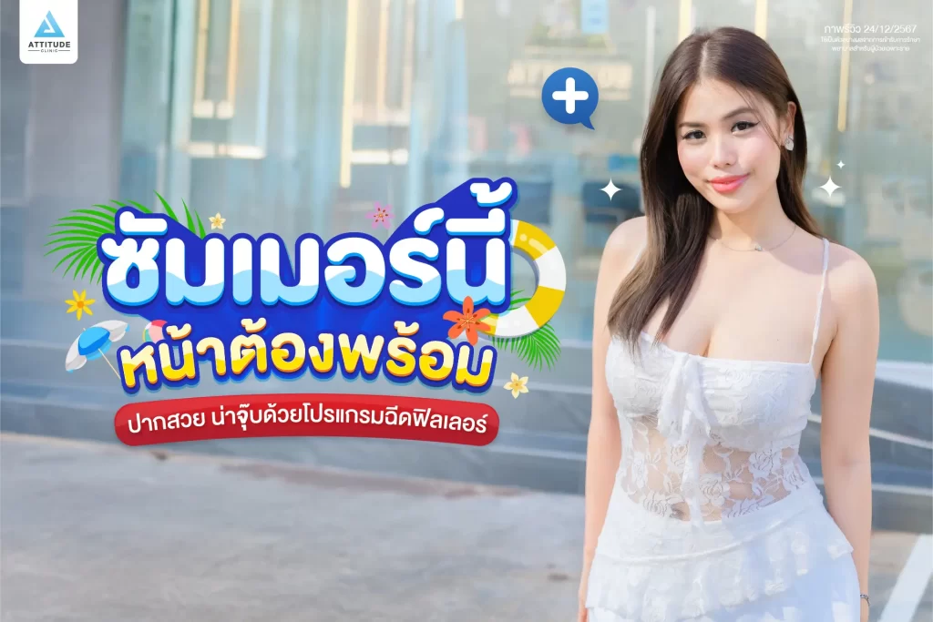 ซัมเมอร์นี้หน้าต้องพร้อม ขอเติมปากสวย น่าจุ๊บด้วยโปรแกรมฉีดฟิลเลอร์ปาก