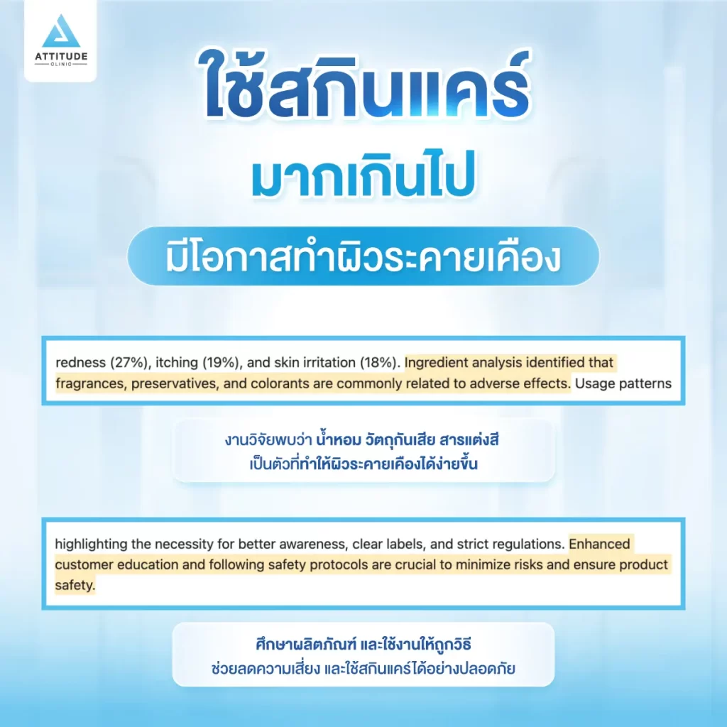 รู้หรือไม่?! สกินแคร์ไม่ได้ช่วยให้หน้าใสเสมอไป สกินแคร์ยิ่งทาเยอะ อาจยิ่งทำให้สิวบุกหน้า!