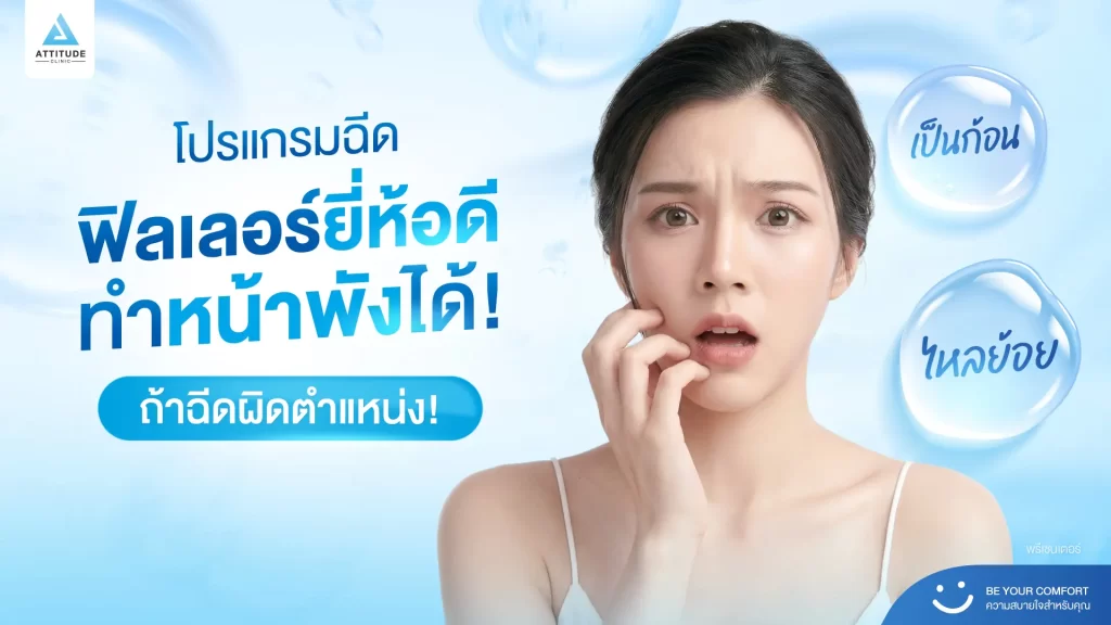 โปรแกรมฉีดฟิลเลอร์ถึงจะใช้ยี่ห้อดี ก็ทำหน้าพังได้!