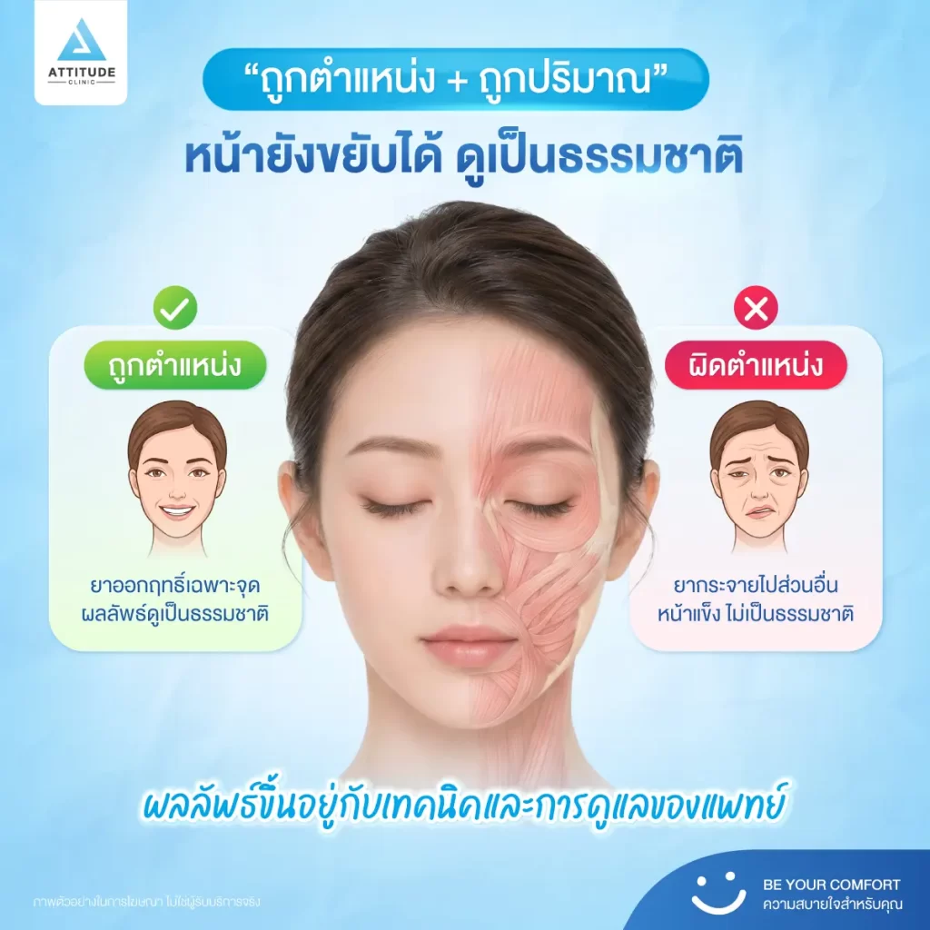 โปรแกรมฉีดโบท็อกซ์ จิ้มแล้วหน้าแข็ง หน้าตึง อาจไม่ได้เกิดจากตัวยา!