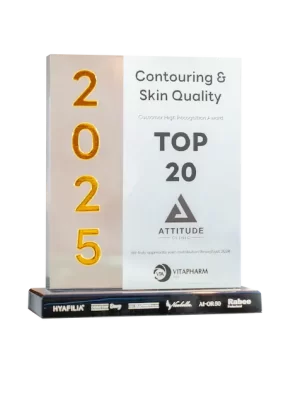 รางวัล Contouring & Skin Quality TOP20 2024 By Vitapharm