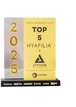 รางวัล Customer Hight Recognition Award TOP5 Filler 2024 by Vitapharm