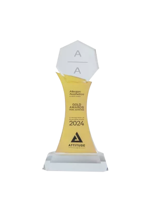 รางวัล Gold Awards Facial Aesthetic 2024 by Allergan
