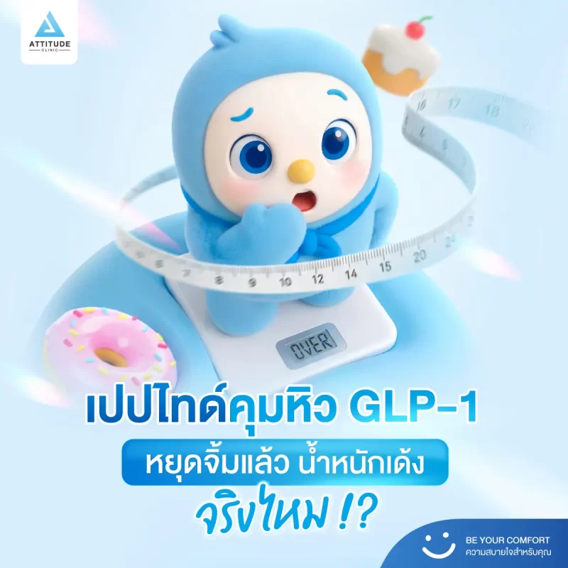 เปปไทด์คุมหิว หยุดจิ้มแล้วน้ำหนักเด้งกลับ… จริงไหม ?