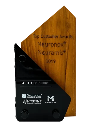 รางวัล Top Customer Awards Neuronox and Neuramis 2019 by Medyceles