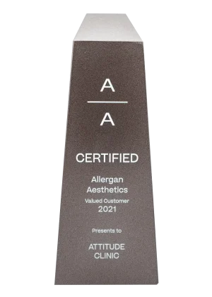 รางวัล Allergan Aesthetics Valued Customer 2021